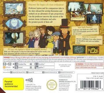 professor Layton e l eredita degli Aslant, Il (Italy) box cover back